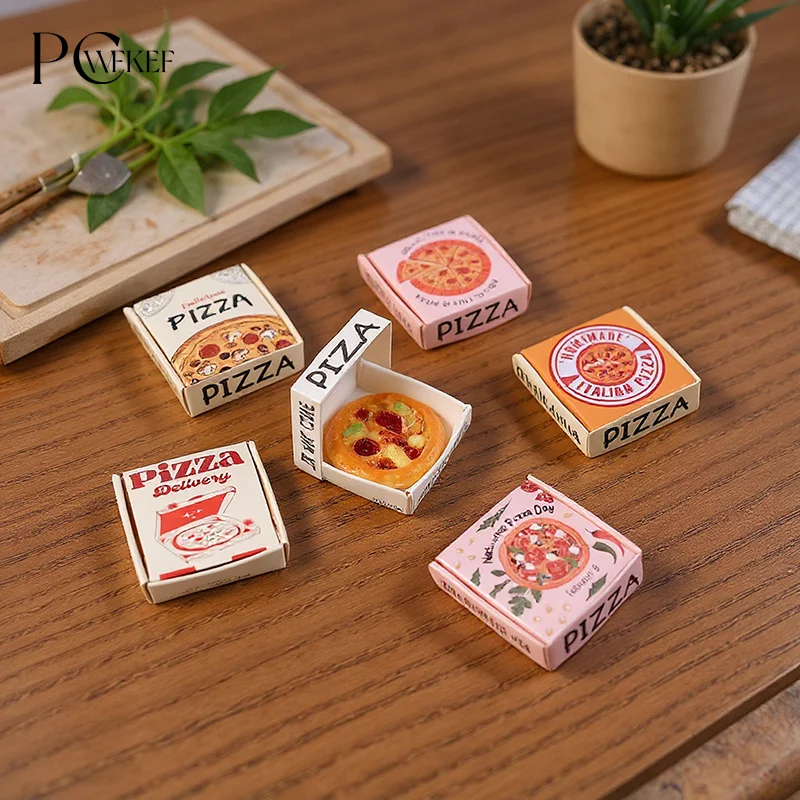 6pcs Dollhouse Miniature Pizza - Dollhouse Furniture Set ulasan dan harga