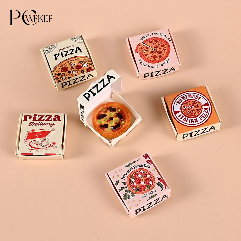 6pcs Dollhouse Miniature Pizza - Dollhouse Furniture Set ulasan dan harga