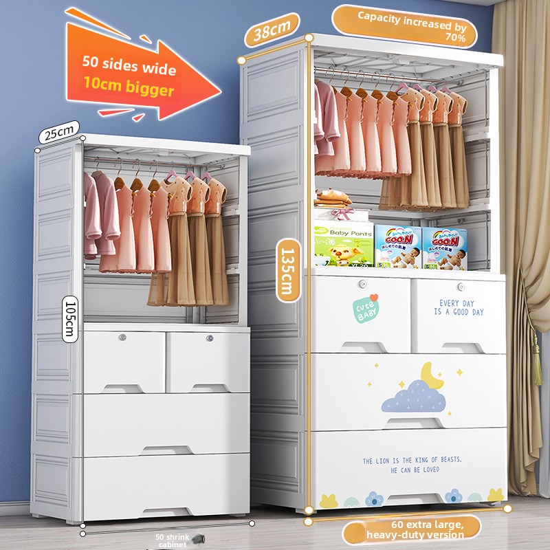 Kids Double Door Plastic Toy C - Kids Toys Drawers ulasan dan harga
