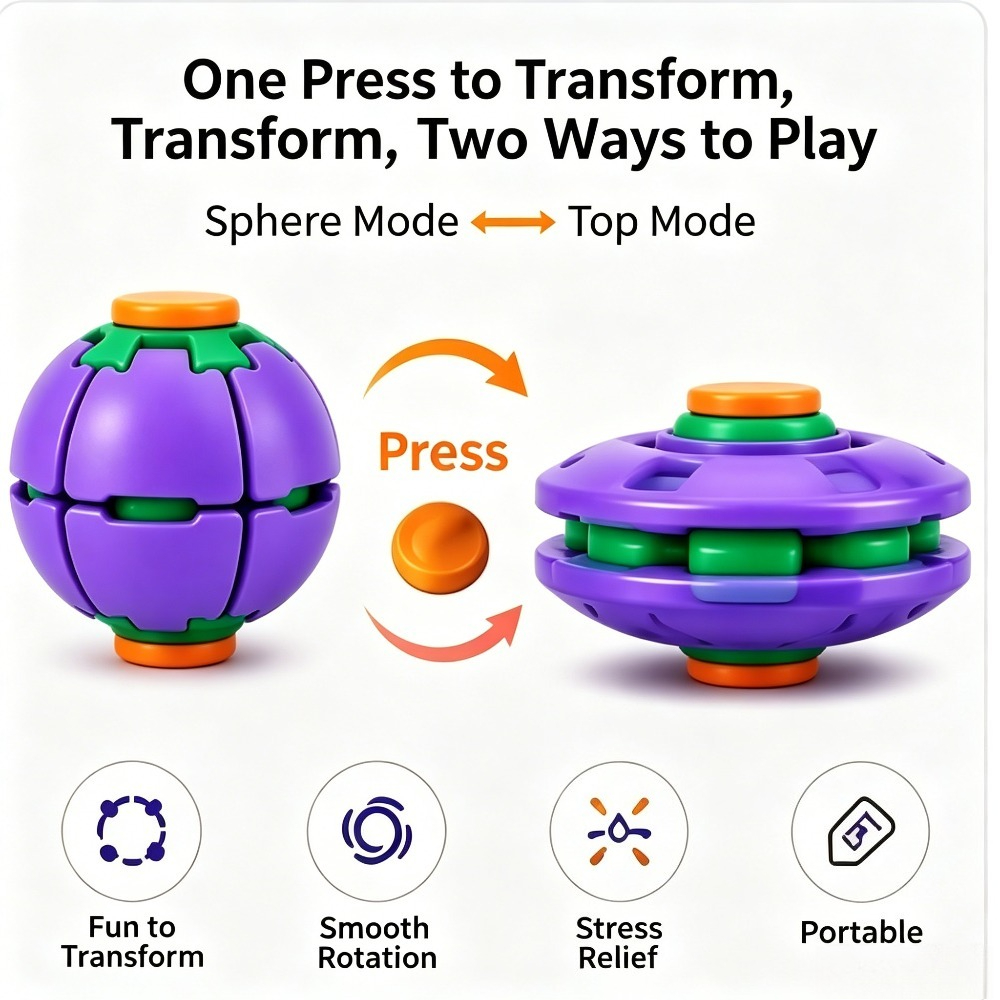 Transforming Fidget Spinner Ba - Kids' Toy ulasan dan harga