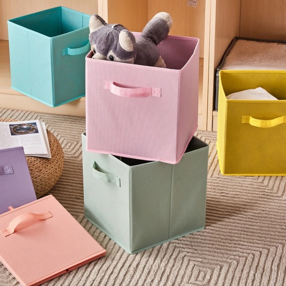 Storage Bin Non Woven Fabric S - Kids Toys Drawers ulasan dan harga