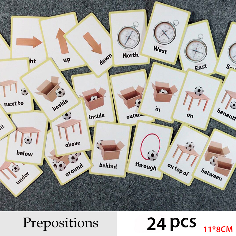 Prepositions and Gestures Seri - Educational Flash Card ulasan dan harga