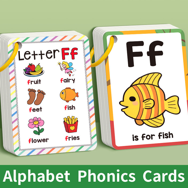 27Pcs/set Learning Card Cartoo - Educational Flash Card ulasan dan harga